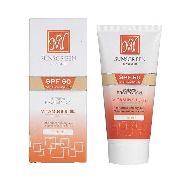 کرم ضدآفتاب SPF60 مای رنگی 50 میلی لیتری