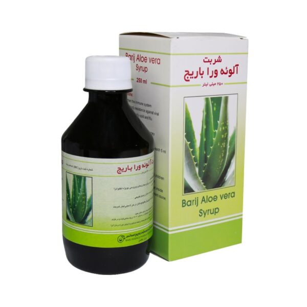 شربت آلوئه‎ ورا باریج اسانس 120 میلی لیتری