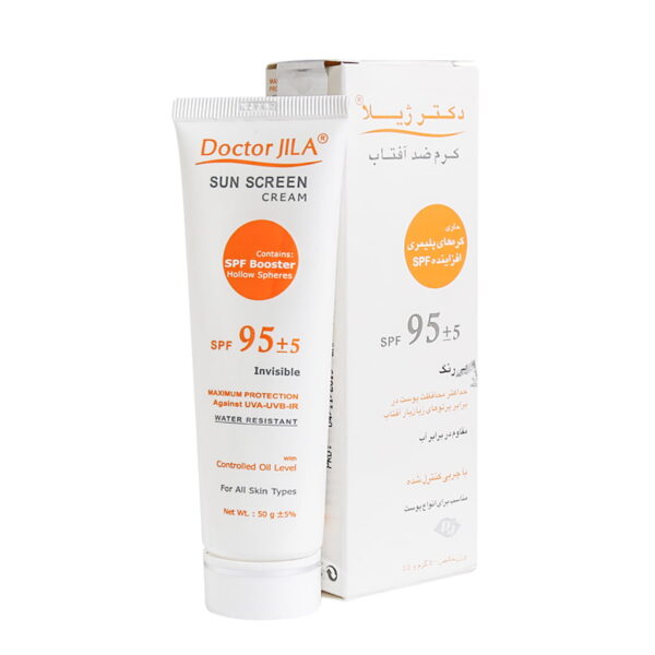 کرم ضدآفتاب دکتر ژیلا SPF95 با چربی کنترل شده 50 میلی لیتر