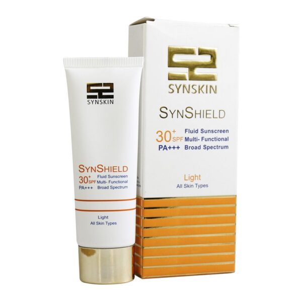 کرم ضدآفتاب فلوئید ساین شیلد +SPF30 ساین اسکین 50 گرمی