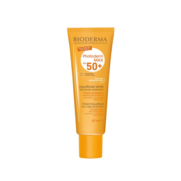 فلوئید ضدآفتاب بایودرما SPF50 فتودرم مکس آکوا ۴۰ میلی لیتری