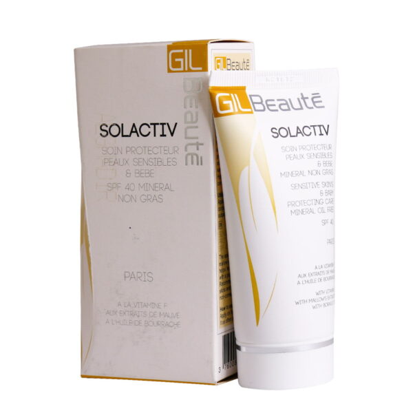 کرم ضدآفتاب ژیل بوته SPF40 مینرال سل اکتیو بی رنگ 50 میلی لیتری