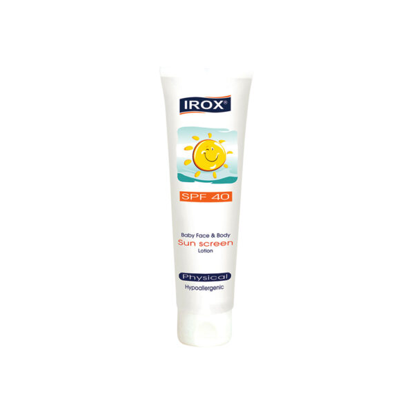 لوسیون ضدآفتاب ایروکس SPF40 مخصوص کودک 60 میل لیتری