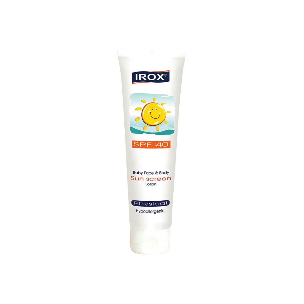لوسیون ضدآفتاب ایروکس SPF40 مخصوص کودک 60 میل لیتری