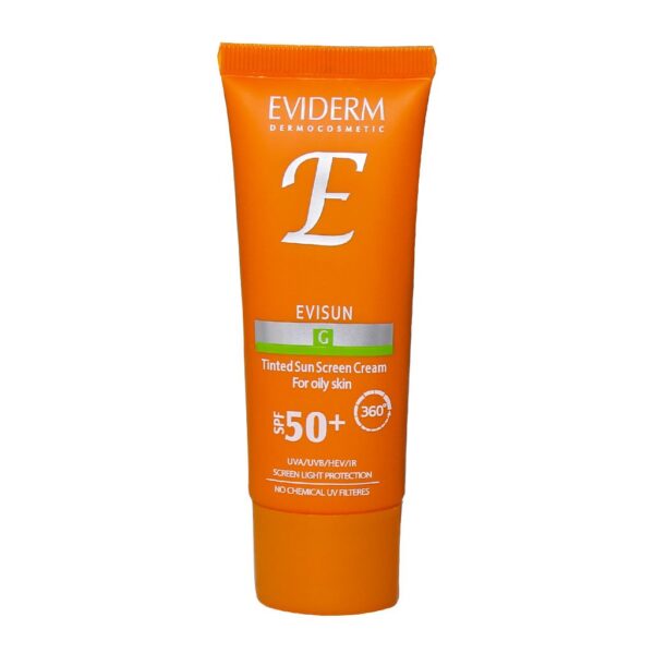 کرم ضدآفتاب اویدرم SPF50 بدون رنگ و فاقد چربی 40 میلی لیتری