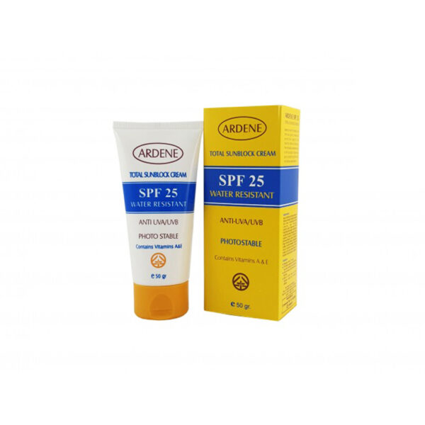کرم ضدآفتاب آردن SPF25 پوست چرب 50 گرمی