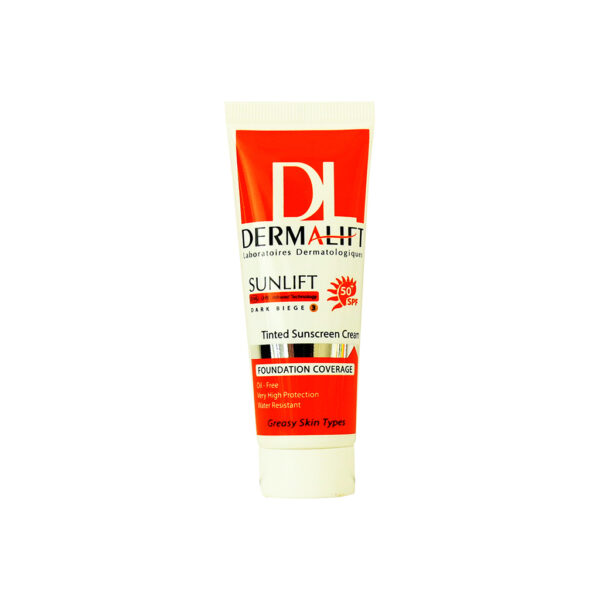 کرم ضدآفتاب درمالیفت SPF50 فاقد چربی 40 میلی لیتری