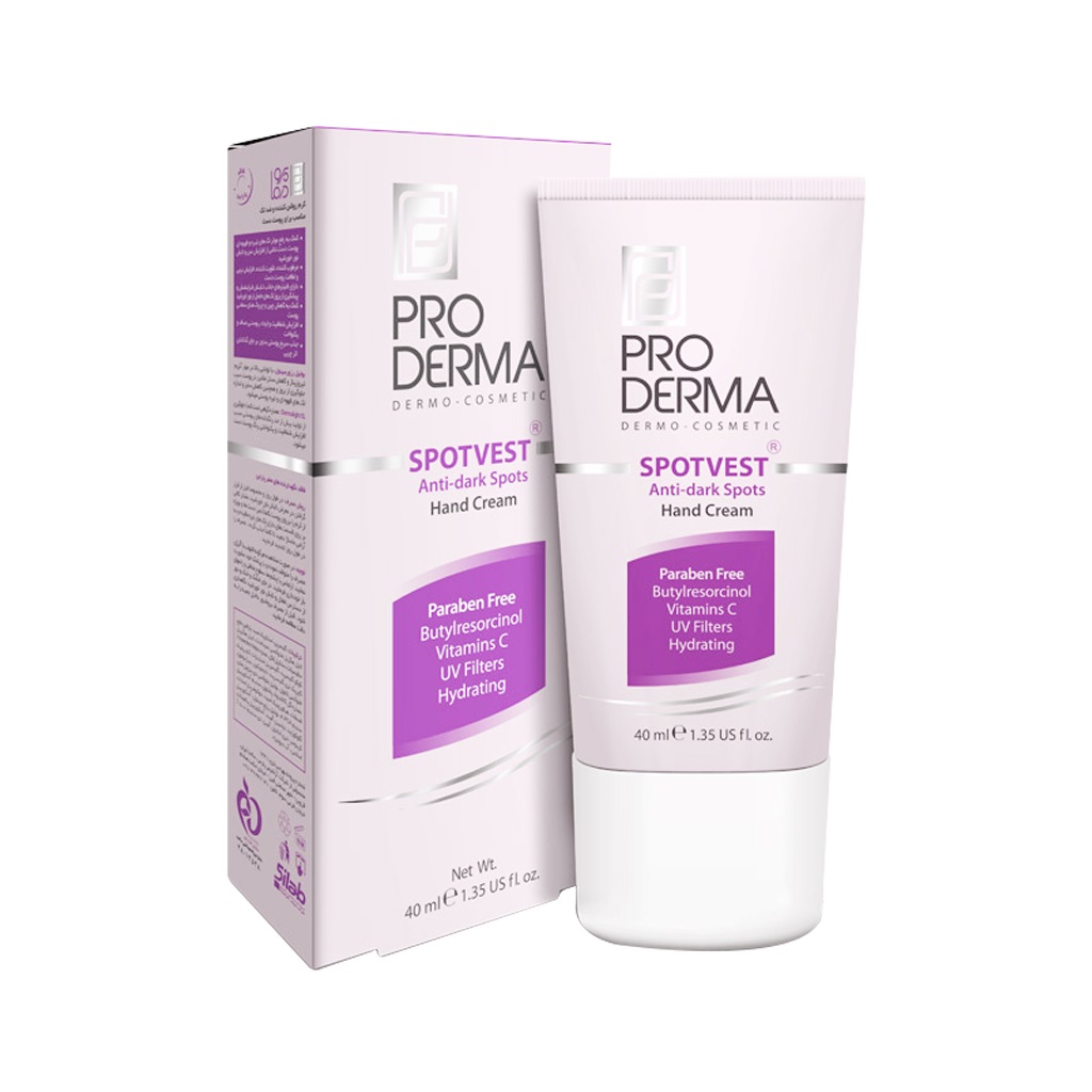 کرم دست پرودرما ضدلک و روشن کننده 40 میلی لیتری