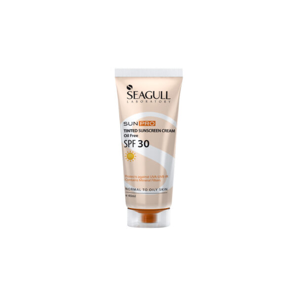 کرم ضدآفتاب سی گل SPF30 رنگی فاقد چربی 40 میلی لیتری