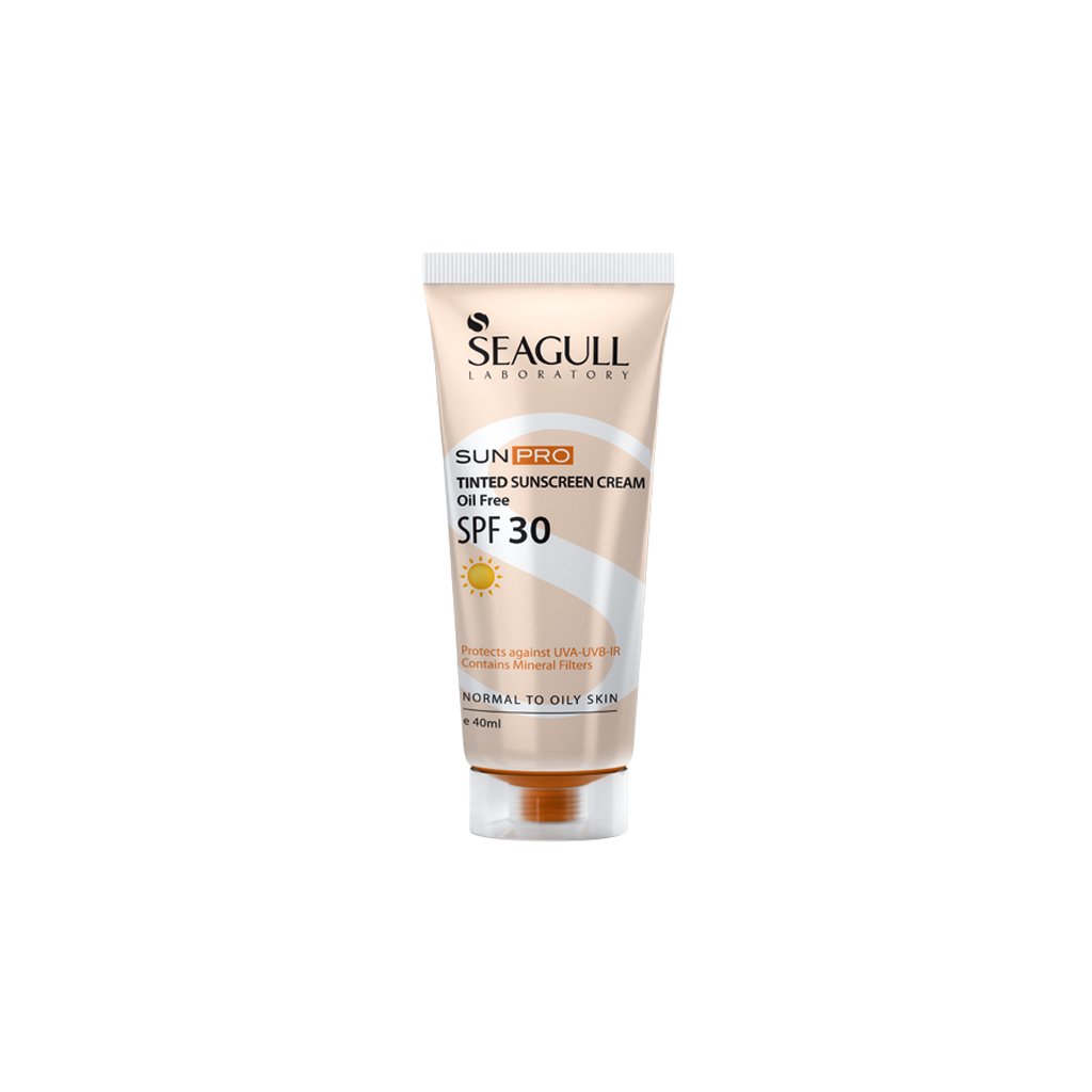 کرم ضدآفتاب سی گل SPF30 رنگی فاقد چربی 40 میلی لیتری