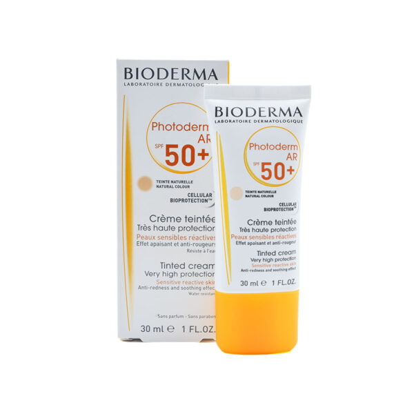کرم ضدآفتاب بایودرما SPF50 فتودرم ای آر رنگی 30 میلی لیتری