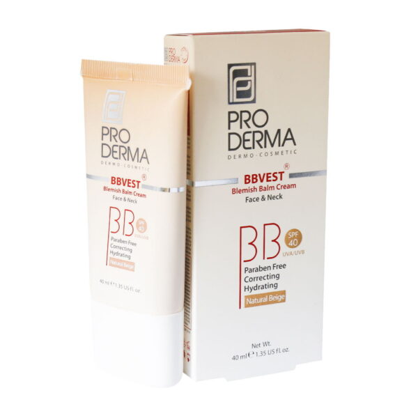 بی بی کرم پرودرما SPF40 مناسب پوست چرب 40 میلی لیتری