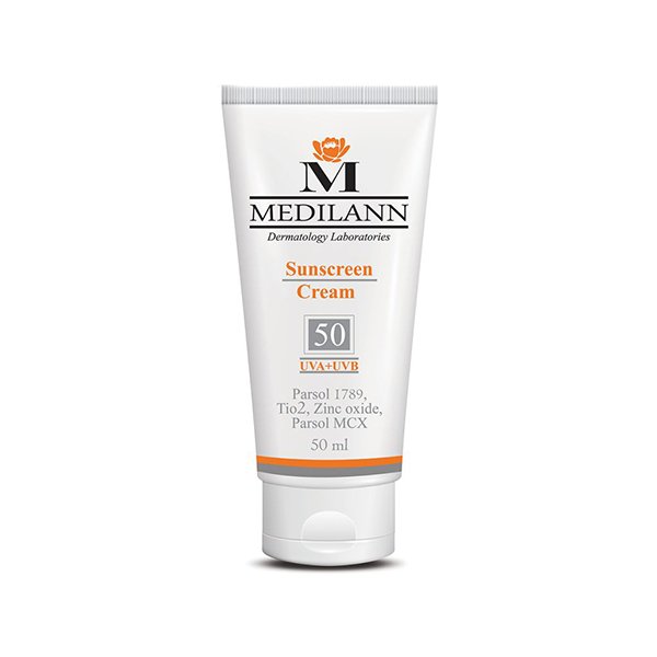 کرم ضد آفتاب مدیلن SPF50 رنگی 50 میلی لیتری