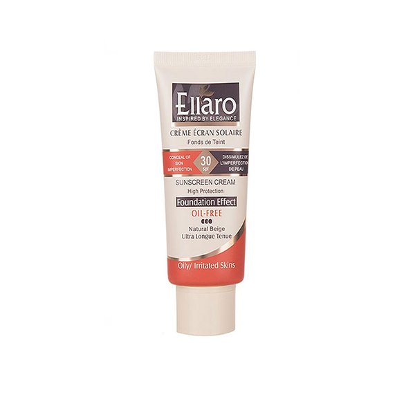 کرم ضدآفتاب الارو SPF30 فاقد چربی رنگ بژ طبیعی 40 میلی‎ لیتری