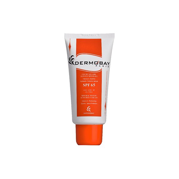 کرم ضدآفتاب درموبای SPF65 مینرال رنگی 50 میلی لیتری