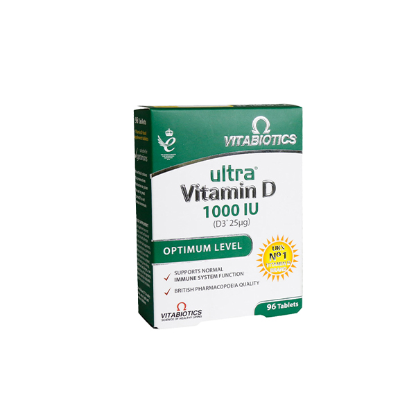 قرص اولترا ویتامین D3 ویتابیوتیکس 96 عددی