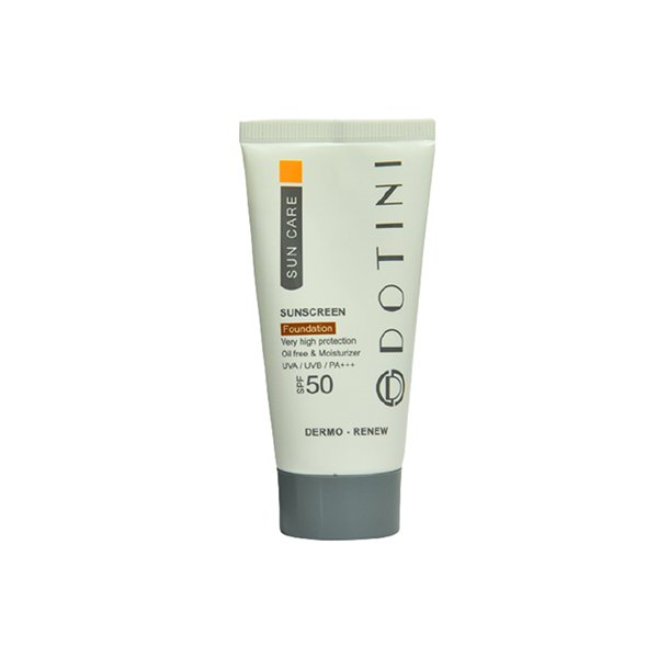 کرم ضدآفتاب SPF50 بی رنگ دوتینی 50 میلی لیتری