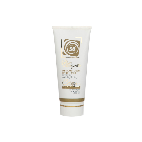 کرم ضدآفتاب روشن کننده SPF50 مارگریت بژ روشن 65 میلی لیتریکرم ضدآفتاب روشن کننده SPF50 مارگریت بژ روشن 65 میلی لیتری