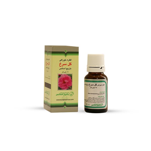قطره خوراکی گل سرخ باریج اسانس 15 میلی ‎لیتری