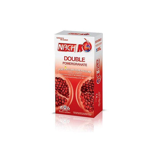 کاندوم کدکس مدل Double Pomegranate بسته 12 عددی