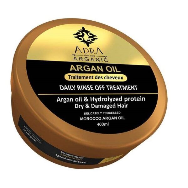 ماسک مو آدرا آرگانیک حاوی روغن آرگان 400 میلی لیتری