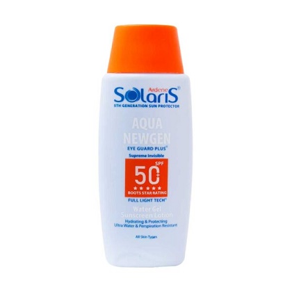 لوسیون آبی ضد آفتاب فاقد چربی SPF50 سولاریس آردن (آکوا نیوژن)