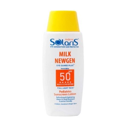 لوسیون ضد آفتاب کودک SPF50 سولاریس آردن (میلک نیوژن)