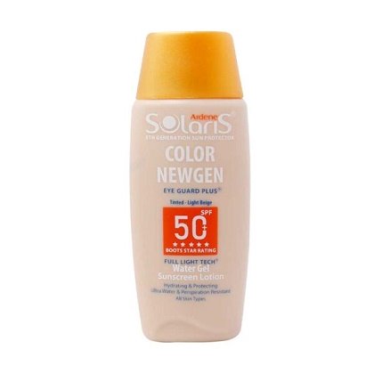 لوسیون آبی ضد آفتاب فاقد چربی spf50 سولاریس آردن ۷۵ م (کالر نیوژن)
